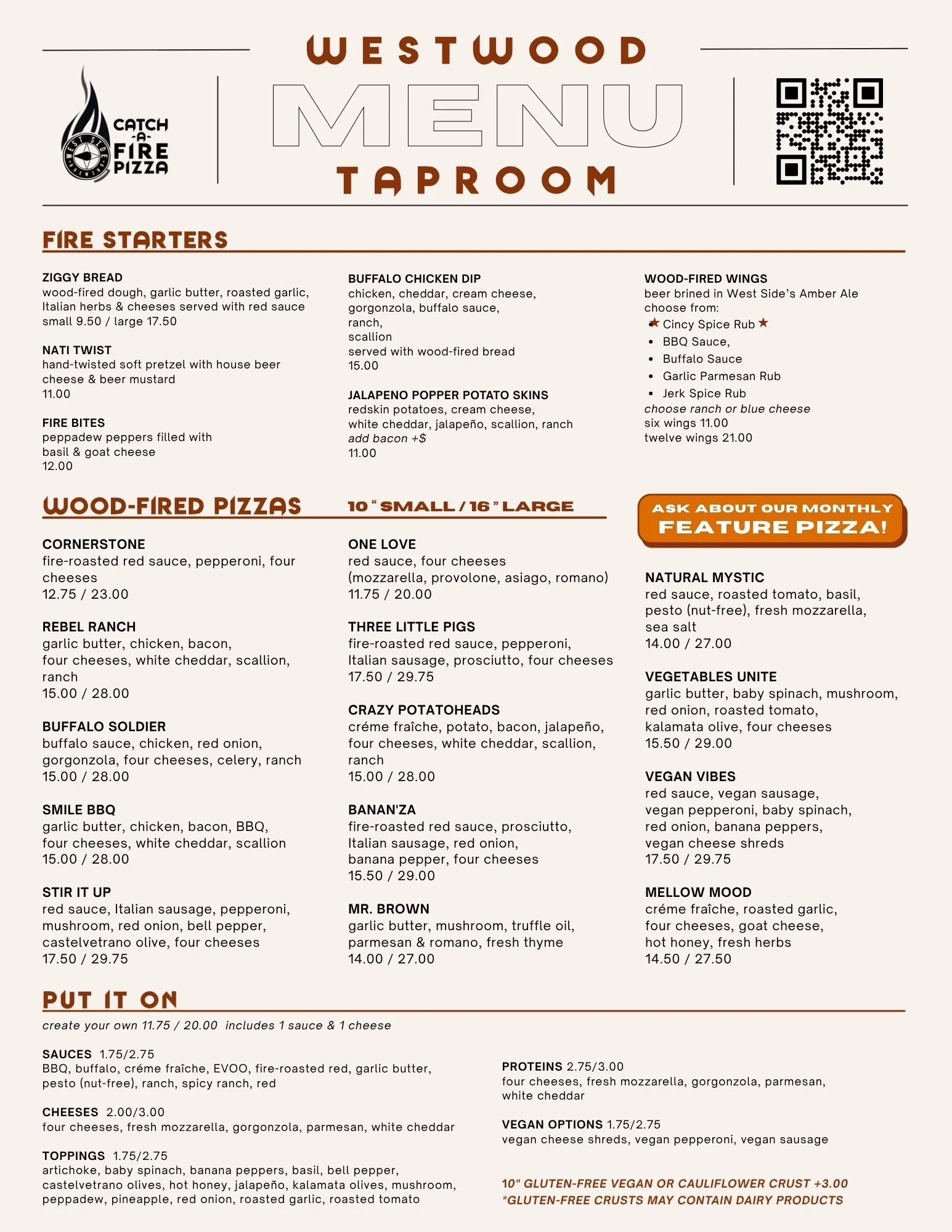 WESTWOOD Catering & Events — Catch-a-Fire Pizza